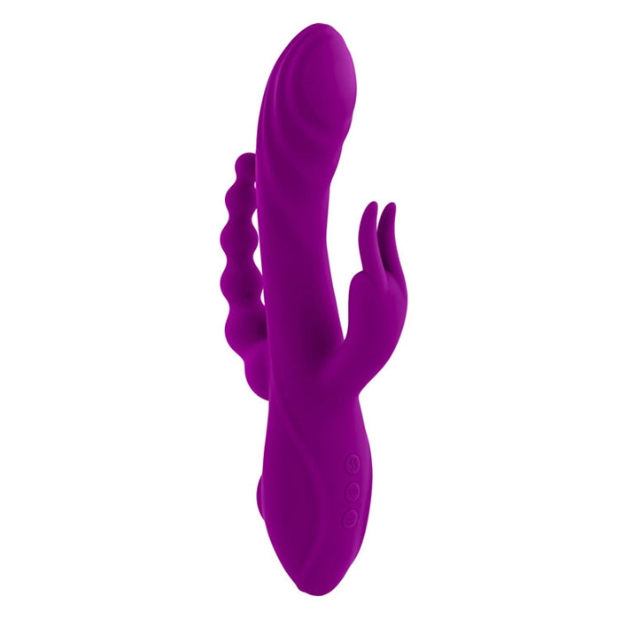 Fourgasm - Silicone Rechargeable - Purple