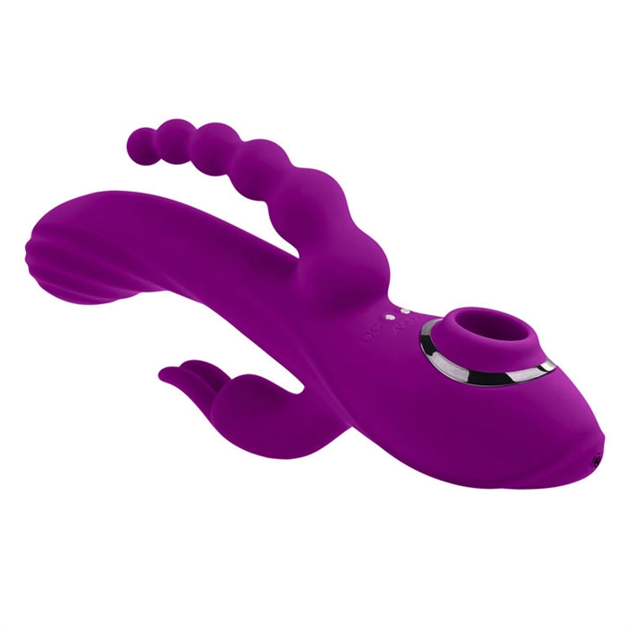 Fourgasm - Silicone Rechargeable - Purple