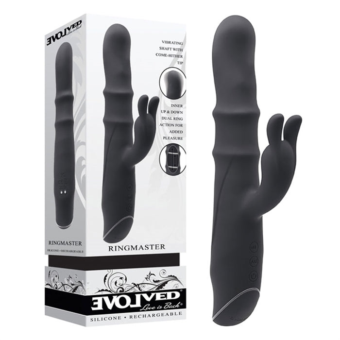 Ringmaster - Silicone Rechargeable - Black