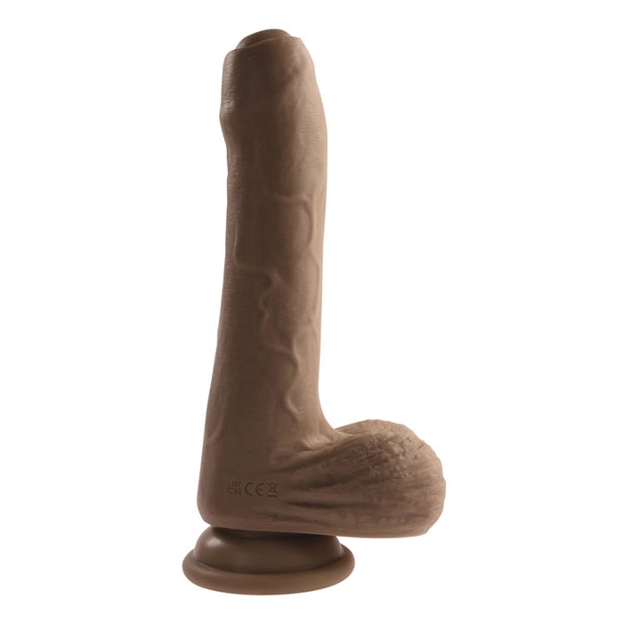 Peek a Boo Vibrating Dildo - Dark