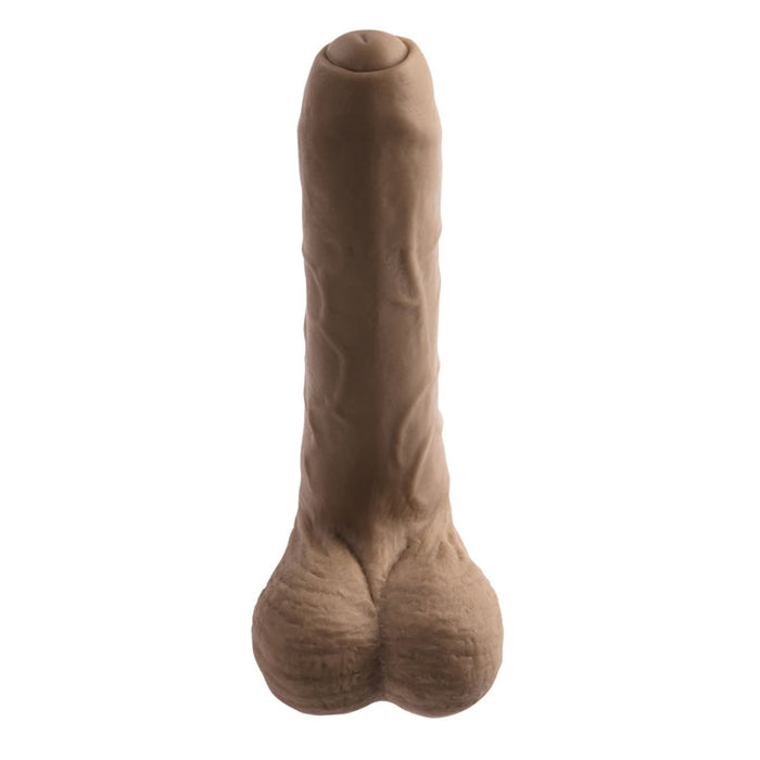 Peek a Boo Vibrating Dildo - Dark