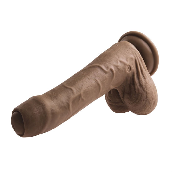 Peek a Boo Vibrating Dildo - Dark