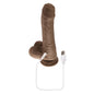 Peek a Boo Vibrating Dildo - Dark