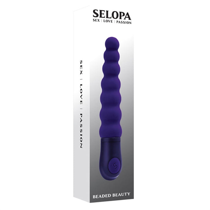 Beaded Beauty - Silicone Rechargeable - Purple