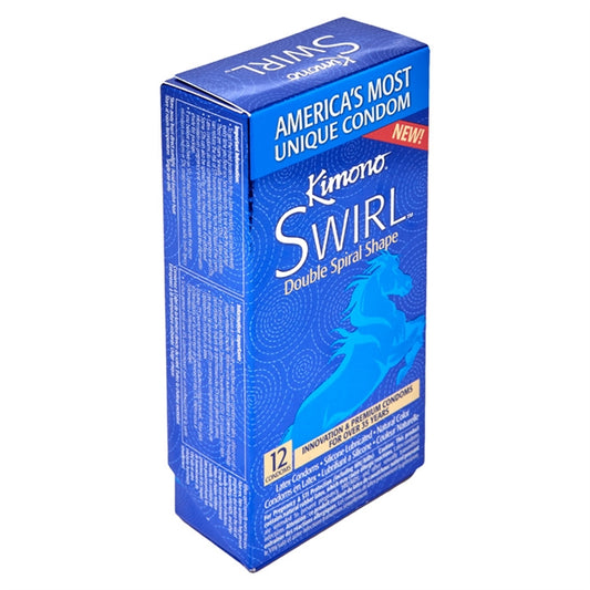 Kimono Condom Swirl Box of 3