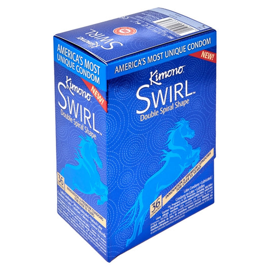 Kimono Condom Swirl Box of 3