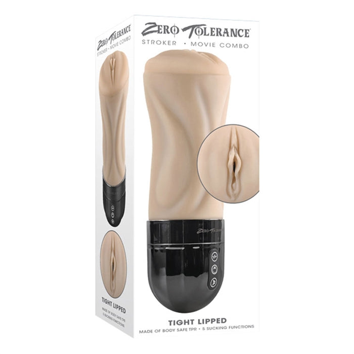 Tight Lipped - Light - Rechargeable Stroker