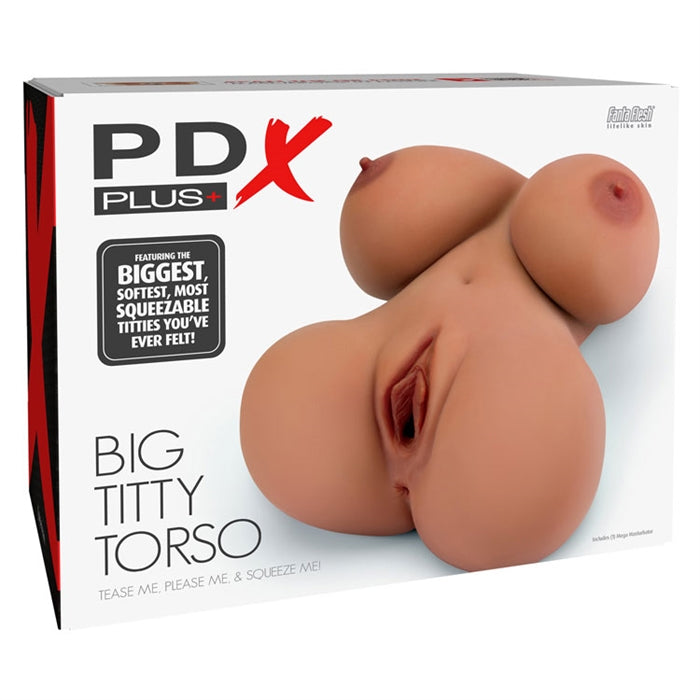 PDX Plus Big Titty Torso - Tan color