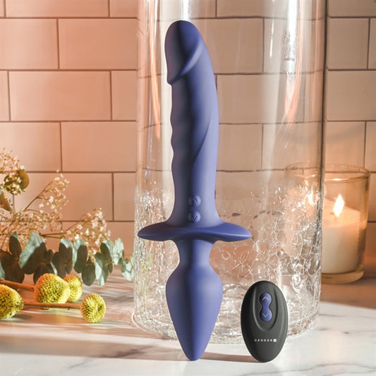 Dual Defender - Silicone Rechargeable - Purple