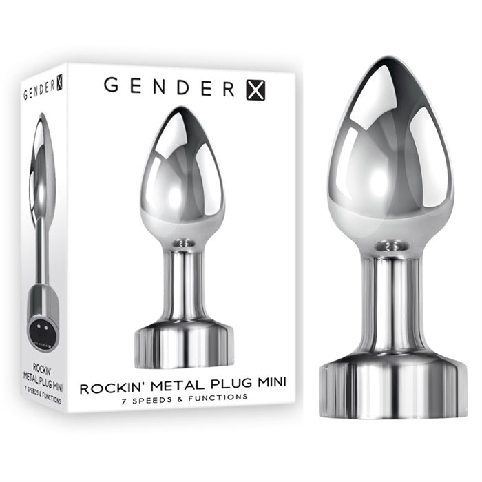 Rockin Metal Plug Mini - Rechargeable - Silver