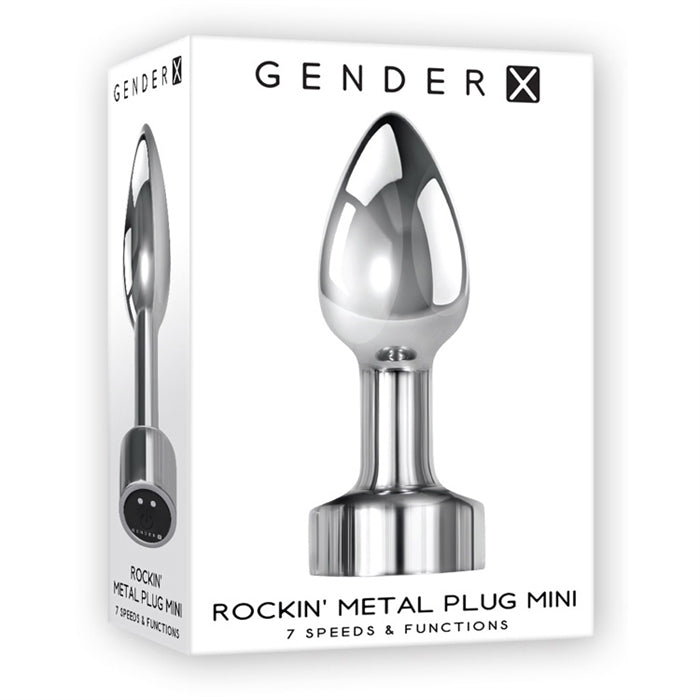 Rockin Metal Plug Mini - Rechargeable - Silver