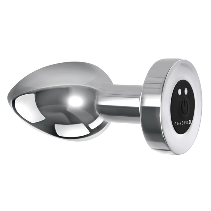 Rockin Metal Plug XL - Rechargeable - Silver