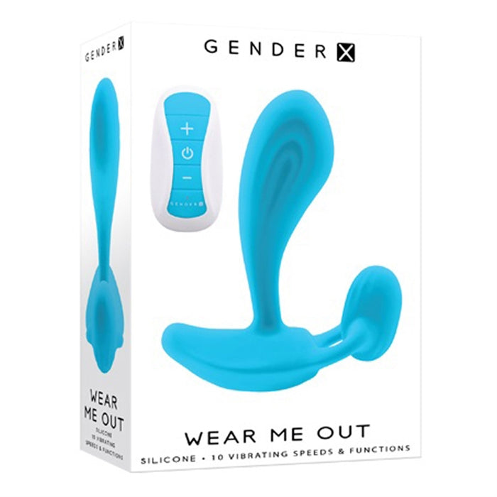 Wear Me Out - Silicone Rechargeable - Blue