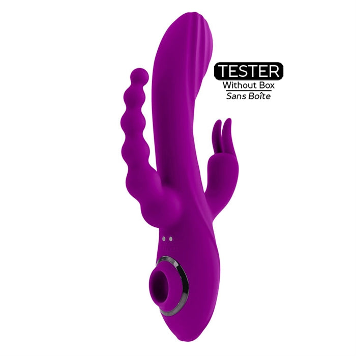 Fourgasm - Silicone Rechargeable - Purple