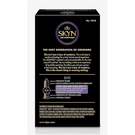 NON LATEX CONDOM SKYN ELITE (10)