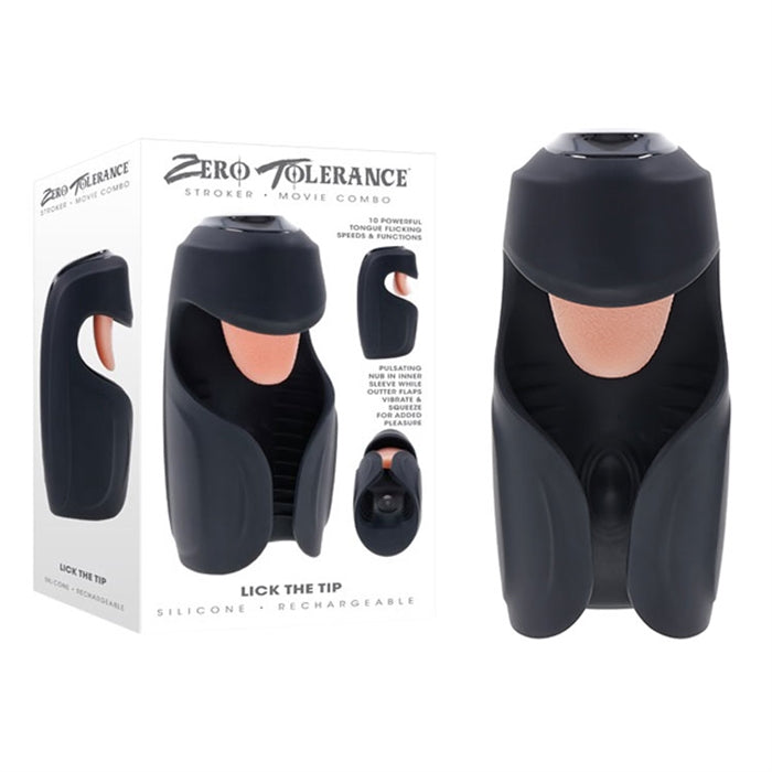 Lick The Tip - Silicone Rechargeable - Black