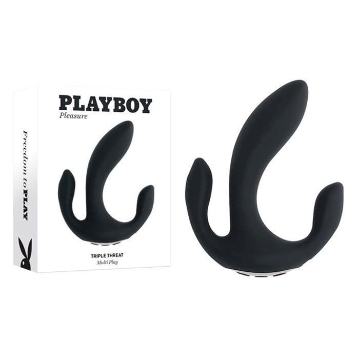Triple Threat - Silicone Rechargeable