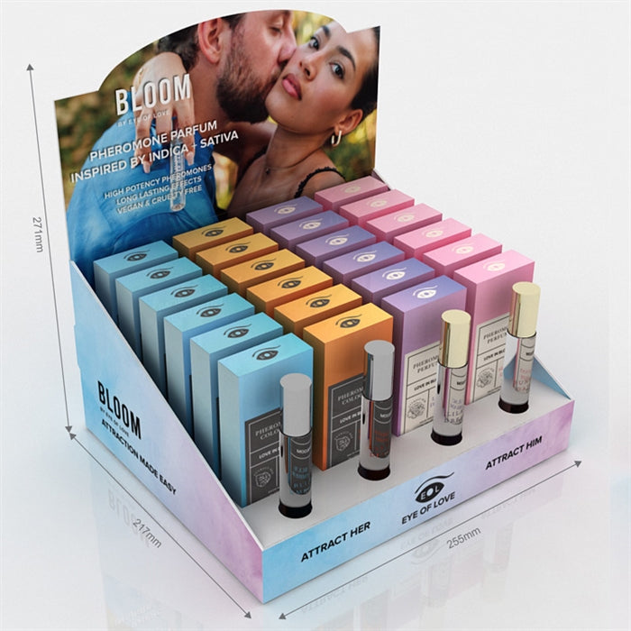 EOL BLOOM Display 4x6 10ml Testers Assorted-24pcs