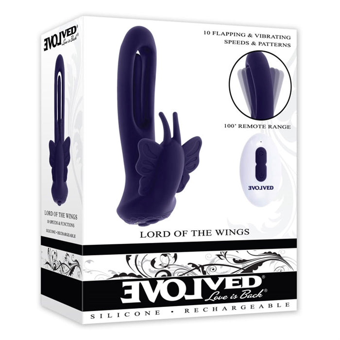 Lord Of The Wings - Silicone Rechargeable - Purple