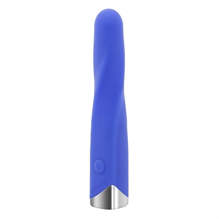 Twisted Temptation - Silicone Rechargeable - Blue