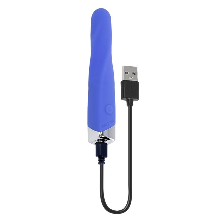 Twisted Temptation - Silicone Rechargeable - Blue