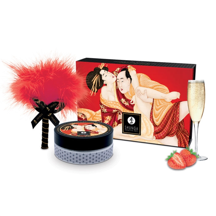 SHUNGA - Massage Powder - Sparkling Strawberry wine