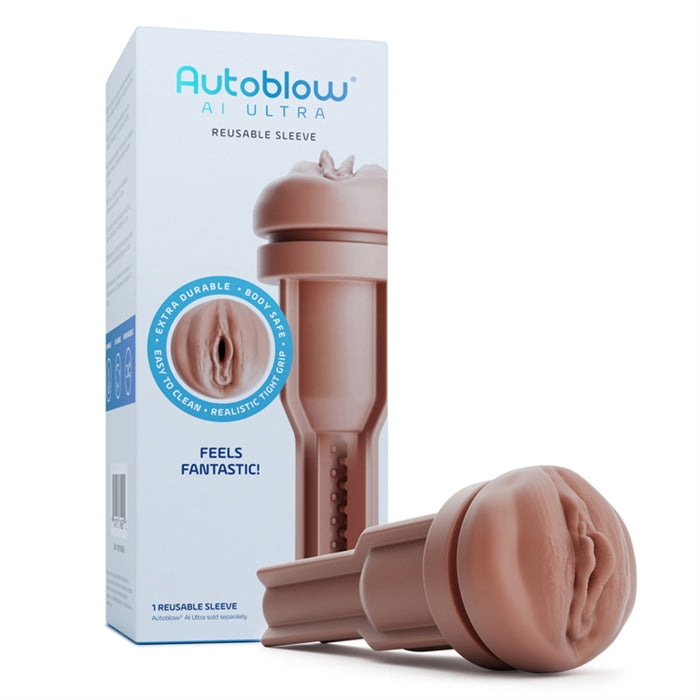 Autoblow AI Ultra Vagina Sleeve - Beige