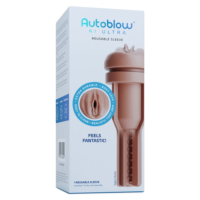 Autoblow AI Ultra Vagina Sleeve - Brown