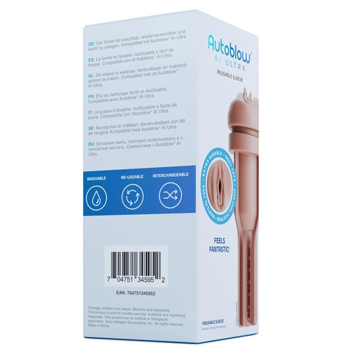 Autoblow AI Ultra Vagina Sleeve - Brown