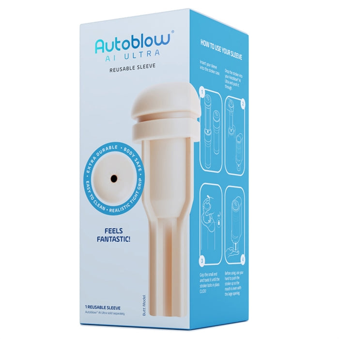 Autoblow AI Ultra Anus Sleeve - Beige