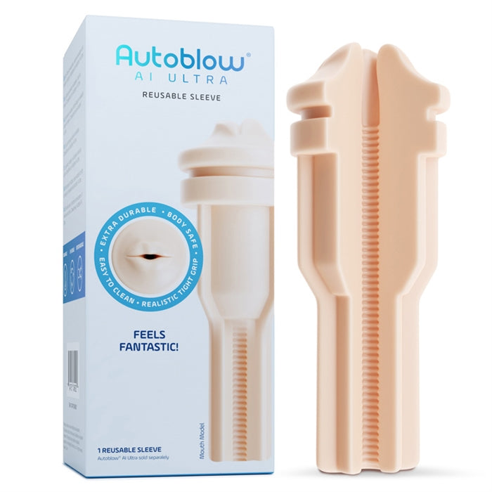 Autoblow AI Ultra Mouth Sleeve - Beige
