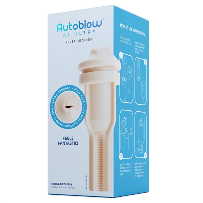 Autoblow AI Ultra Mouth Sleeve - Beige