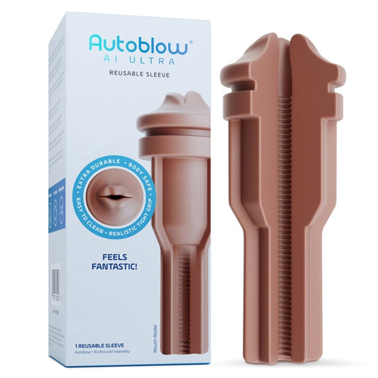 Autoblow AI Ultra Mouth Sleeve - Brown