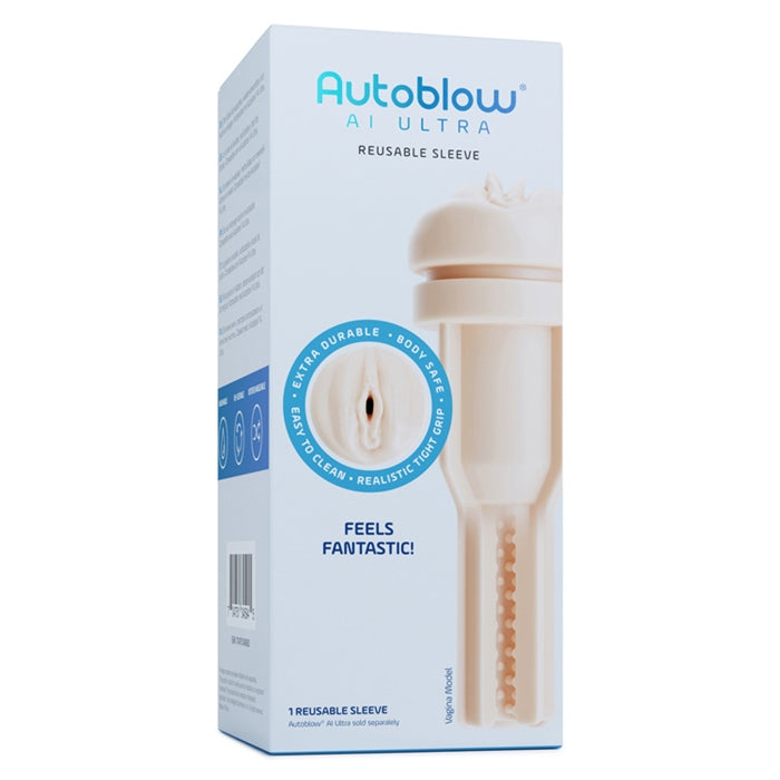 Autoblow AI Ultra Vagina Sleeve - Beige
