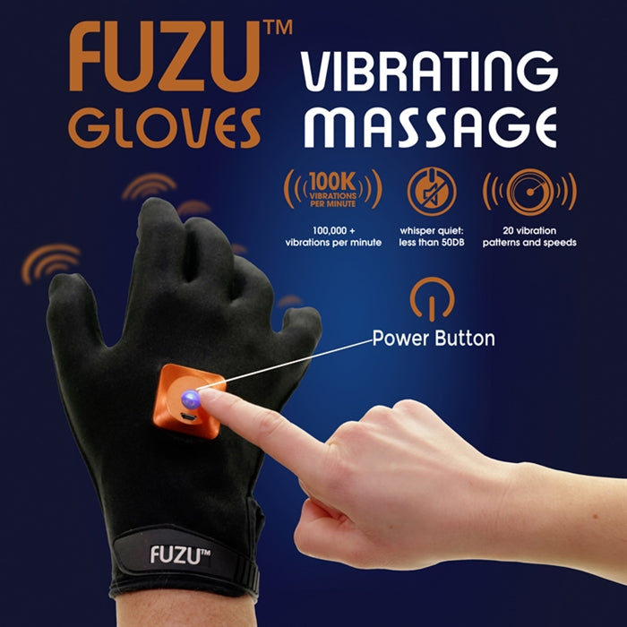 Fuzu - Rechargeable Vibrating Massage Glove  Right