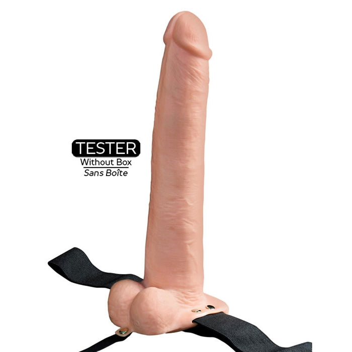 Fetish Fantasy 11" Hollow Rechargeable Strap-on wi