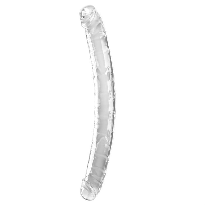 King Cock 18" Double Dildo - Clear