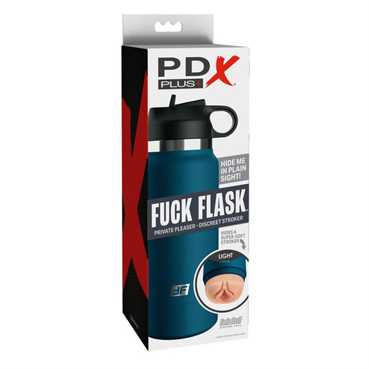 PDX Plus Fuck Flask Private Pleaser - Light/Blue