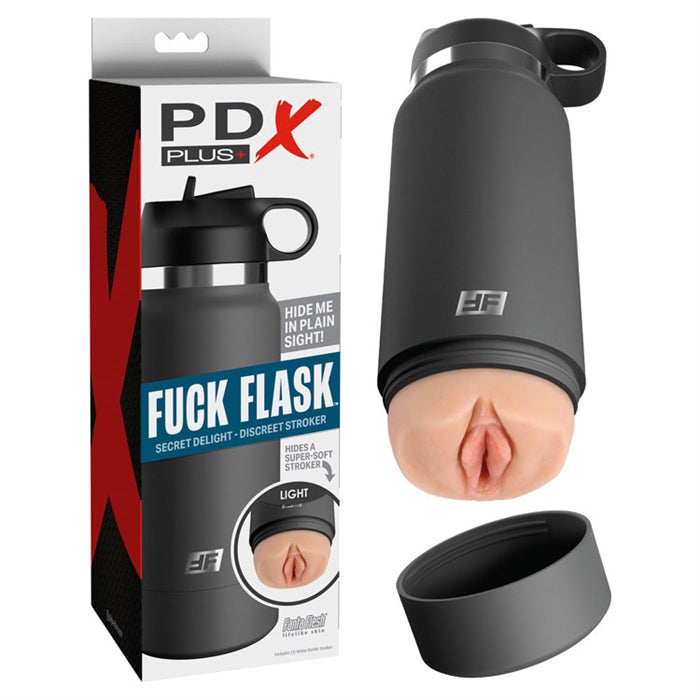PDX Plus Fuck Flask Private Pleaser - Light/Blue