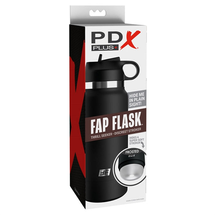 PDX Plus Fap Flask Thrill Seeker - Frosted/Black