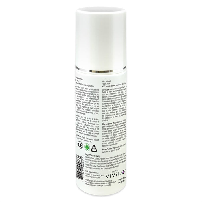 VIVILUBE WATER ANAL THICK-RELAXING 120ML 4ON