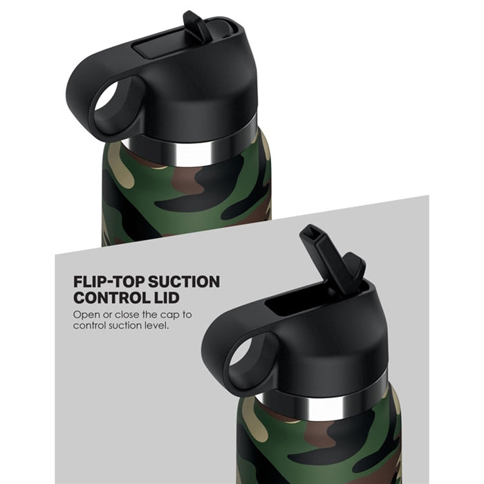 PDX Plus Fap Flask Happy Camper - Frosted/Camo