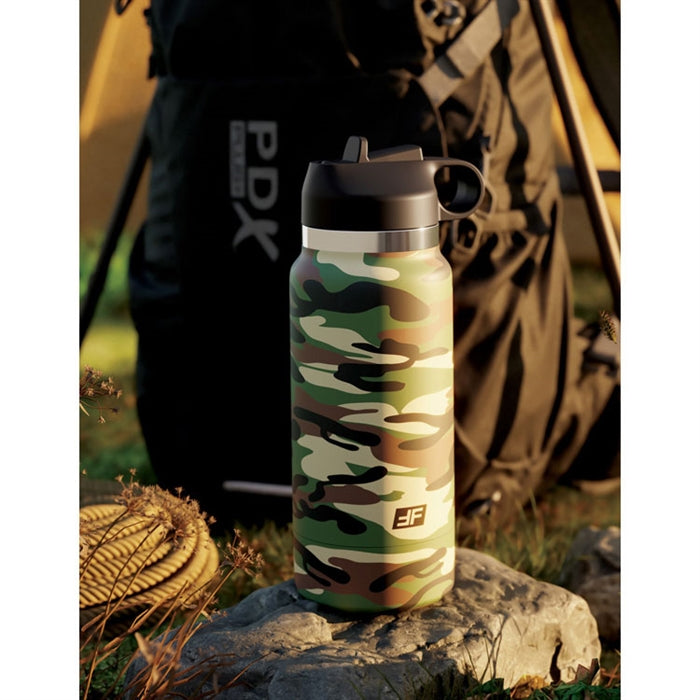 PDX Plus Fap Flask Happy Camper - Frosted/Camo