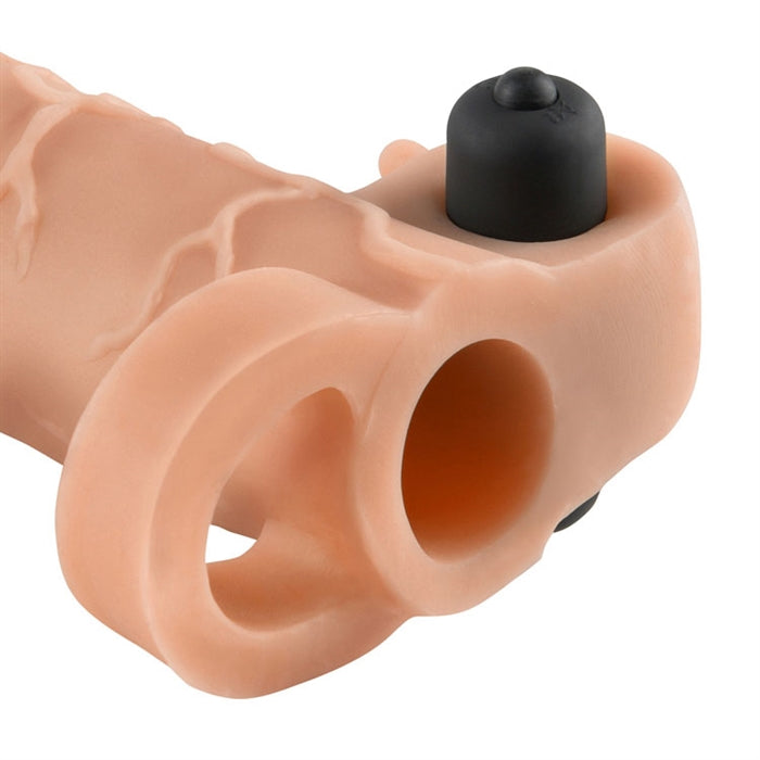 FX - VIBRATING REAL FEEL 1" EXT- FLESH