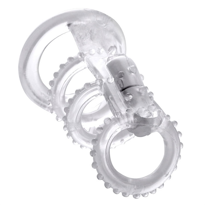 FX - VIBRATING COCK CAGE- CLEAR