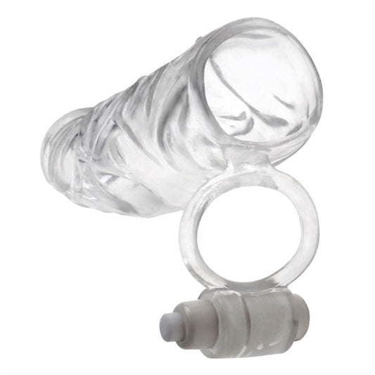 FX - VIBRATING SUPER SLEEVE- CLEAR