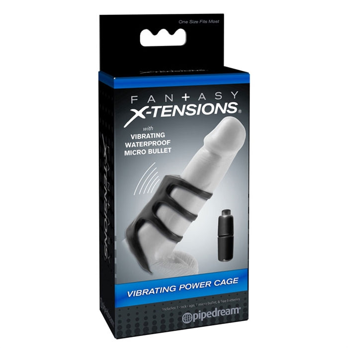 FX - VIBRATING POWER CAGE- BLACK