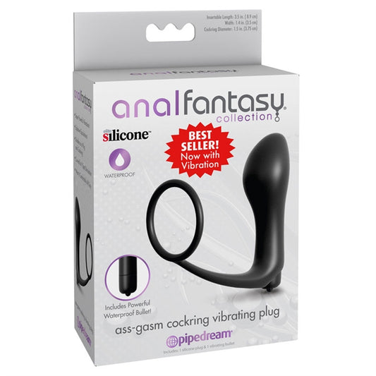 ANAL FANTASY COLLECTION ASS-GASM COCKRING VIBRATIN
