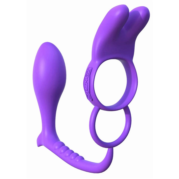 C-RINGZ ASS-GASM VIBRATING RABBIT PURPLE