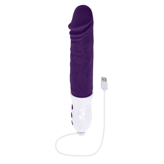 Plum Thrust - Silicone Rechargeable - Black